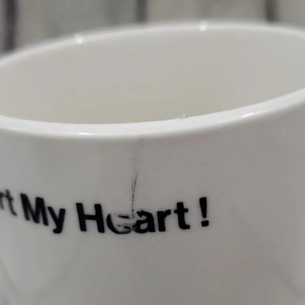 Vintage Coffee Mug EKG Love Nurse Medical